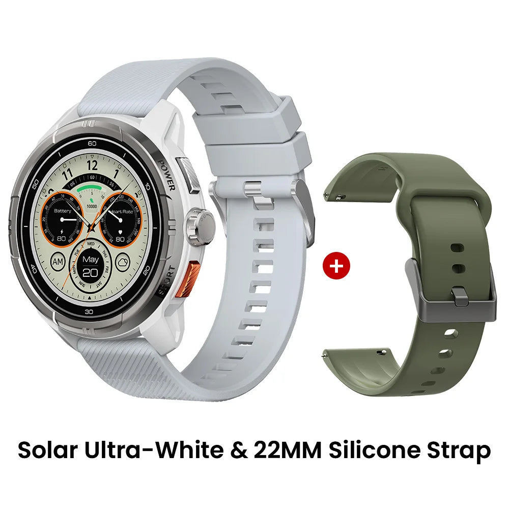 HAYLOU Solar Ultra GPS Smart Watch 1.6” AMOLED Display 60Hz Refresh Rate Bluetooth Calls 5ATM Water Resistance Sports Smartwatc