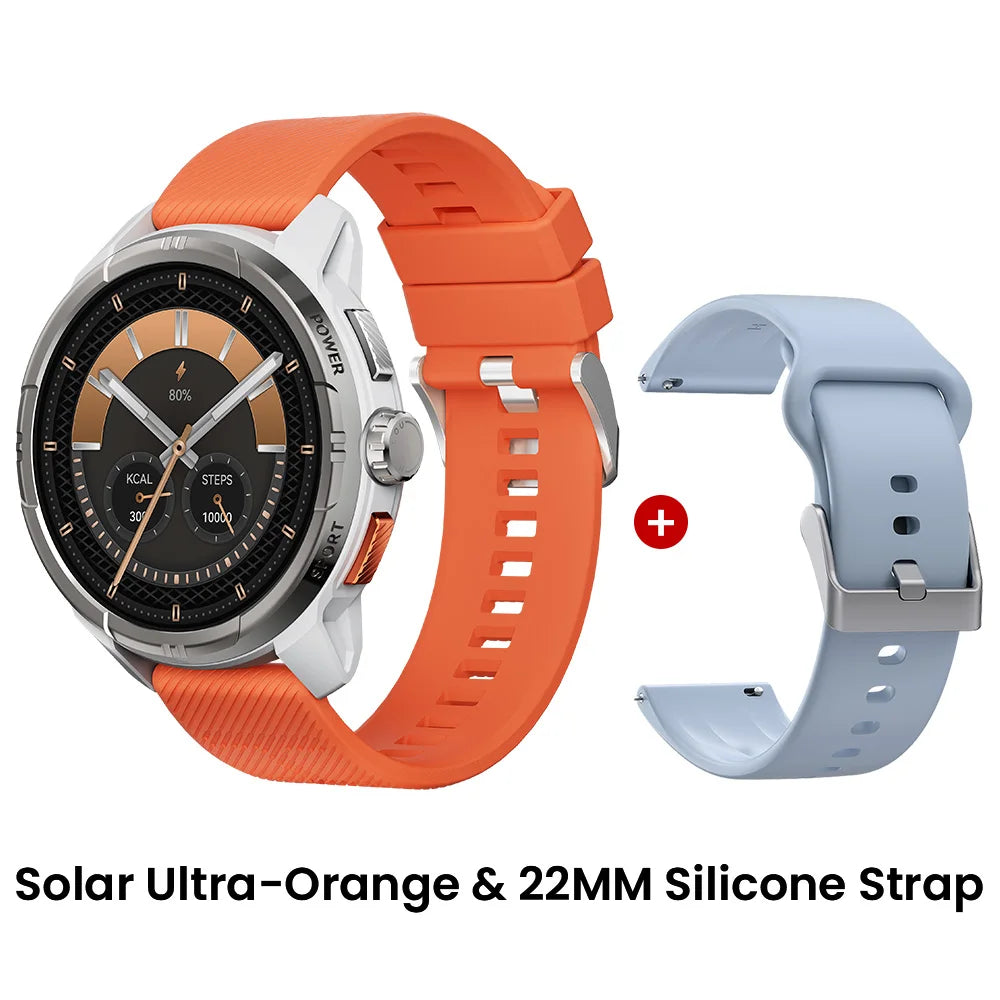 HAYLOU Solar Ultra GPS Smart Watch 1.6” AMOLED Display 60Hz Refresh Rate Bluetooth Calls 5ATM Water Resistance Sports Smartwatc