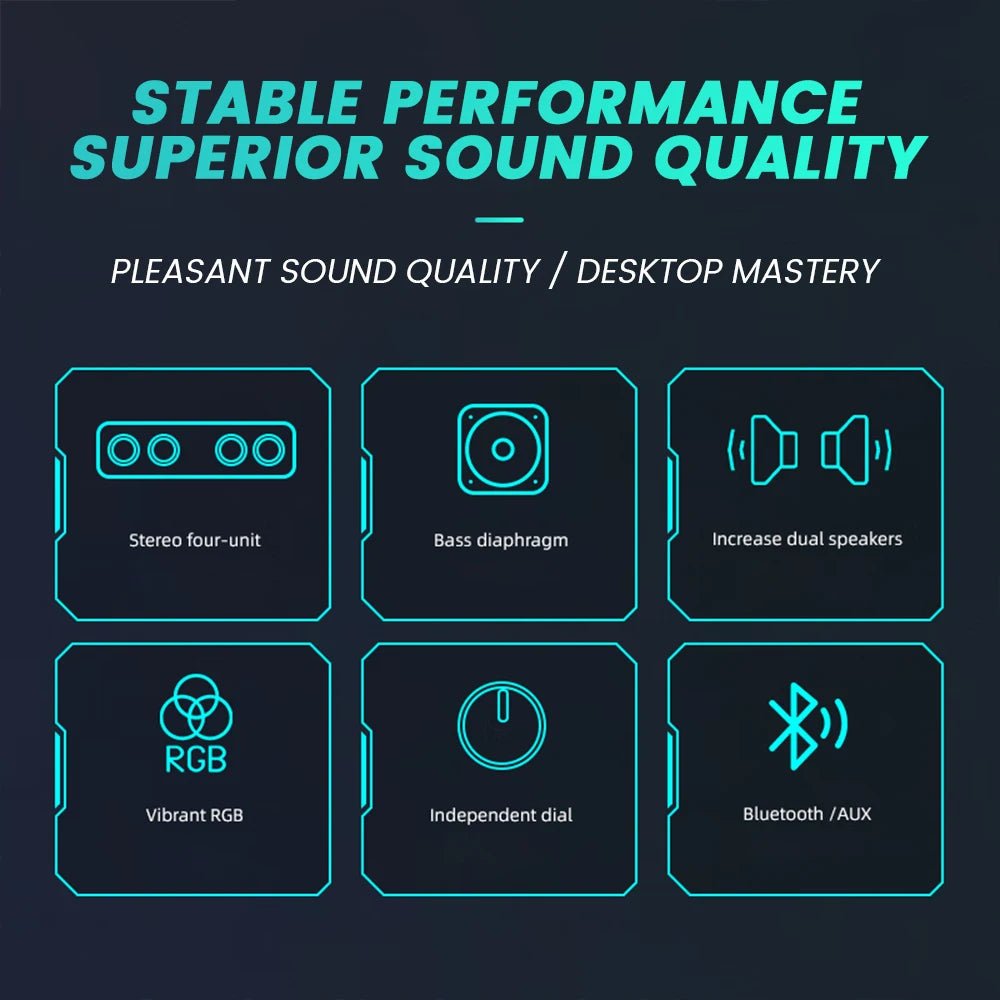 PHILIPS SPA4100 Soundbar Simple Design 52mm Driver Unit Stereo Environment Featuring RGB Light Strips And Independent Knobs