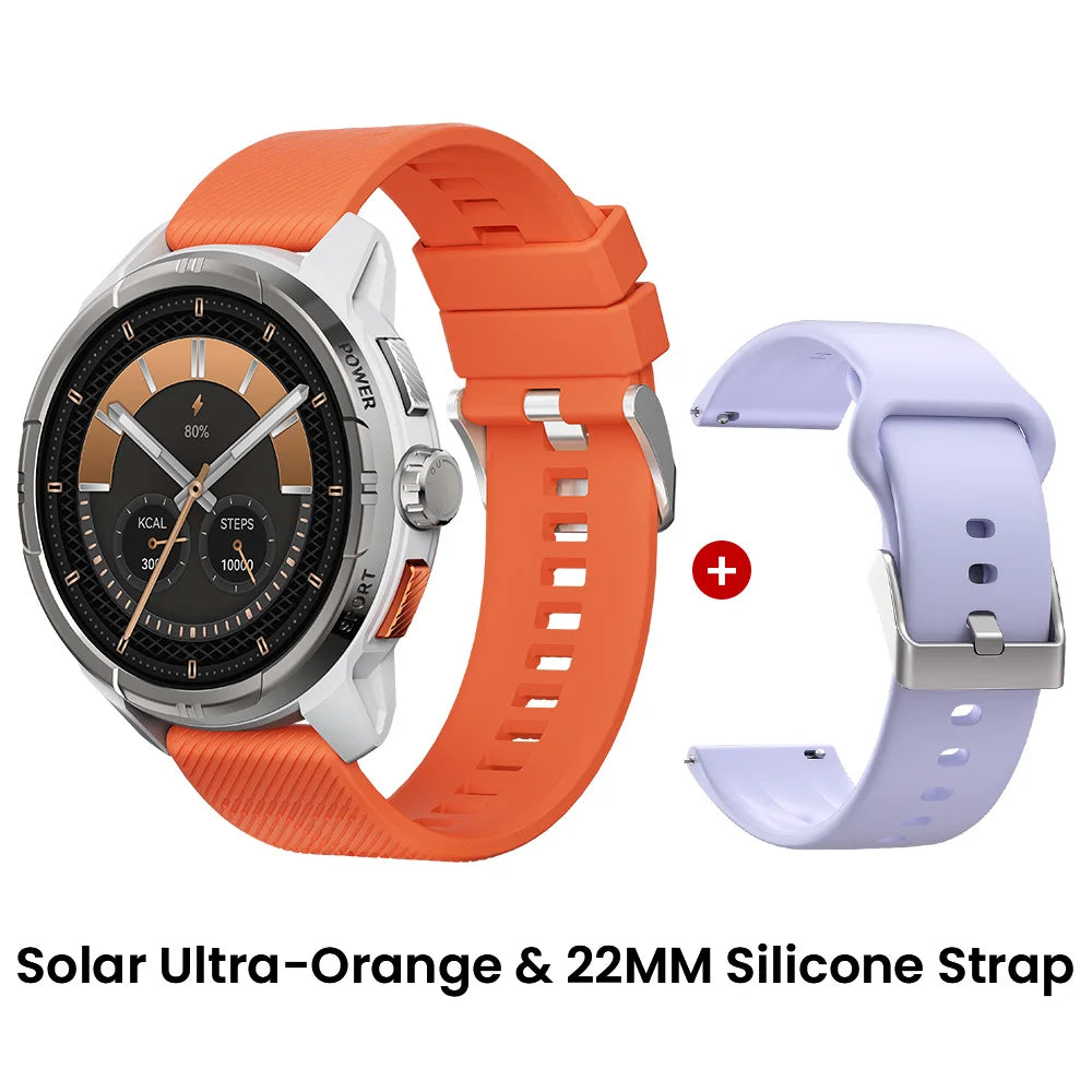 HAYLOU Solar Ultra GPS Smart Watch 1.6” AMOLED Display 60Hz Refresh Rate Bluetooth Calls 5ATM Water Resistance Sports Smartwatc