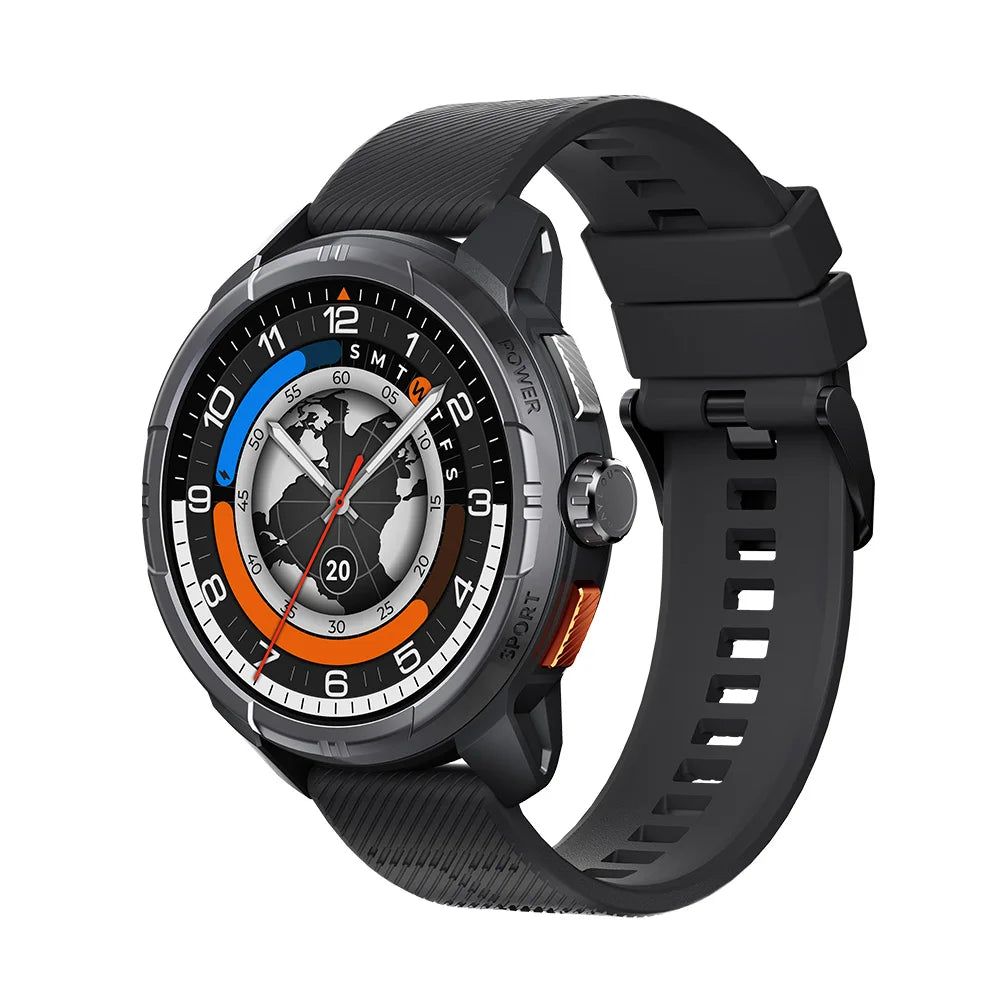 HAYLOU Solar Ultra GPS Smart Watch 1.6” AMOLED Display 60Hz Refresh Rate Bluetooth Calls 5ATM Water Resistance Sports Smartwatc