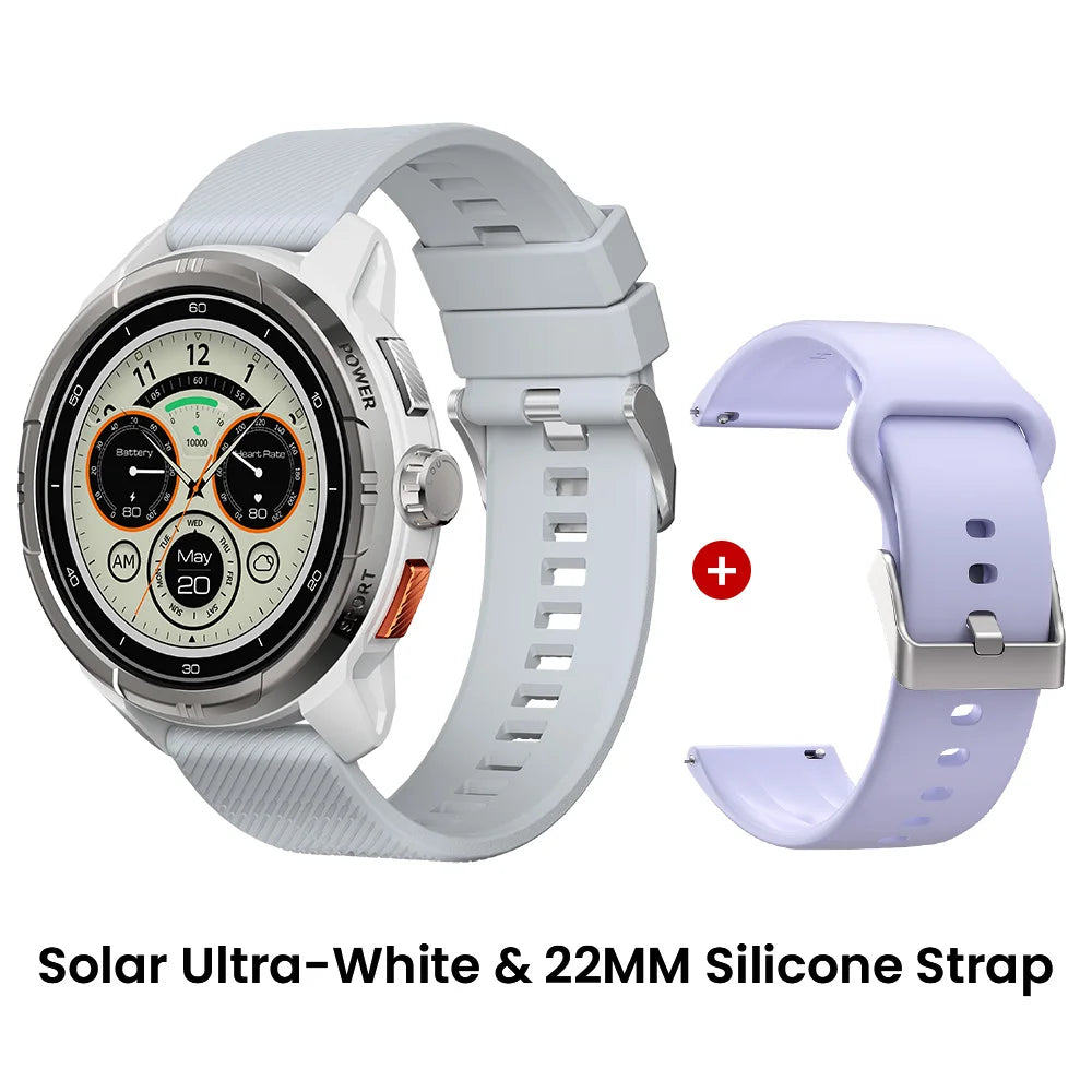 HAYLOU Solar Ultra GPS Smart Watch 1.6” AMOLED Display 60Hz Refresh Rate Bluetooth Calls 5ATM Water Resistance Sports Smartwatc