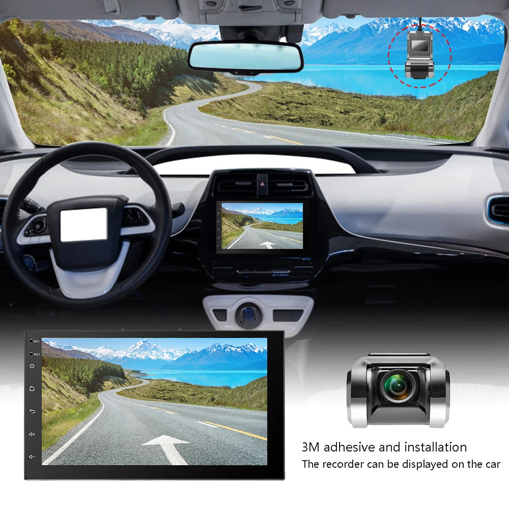 Podofo ADAS Dash Cam Dvr Dash Camera Car DVR HD Dashcam android dvr Car recorder dash cam Night Version HD 720P Auto Recorder