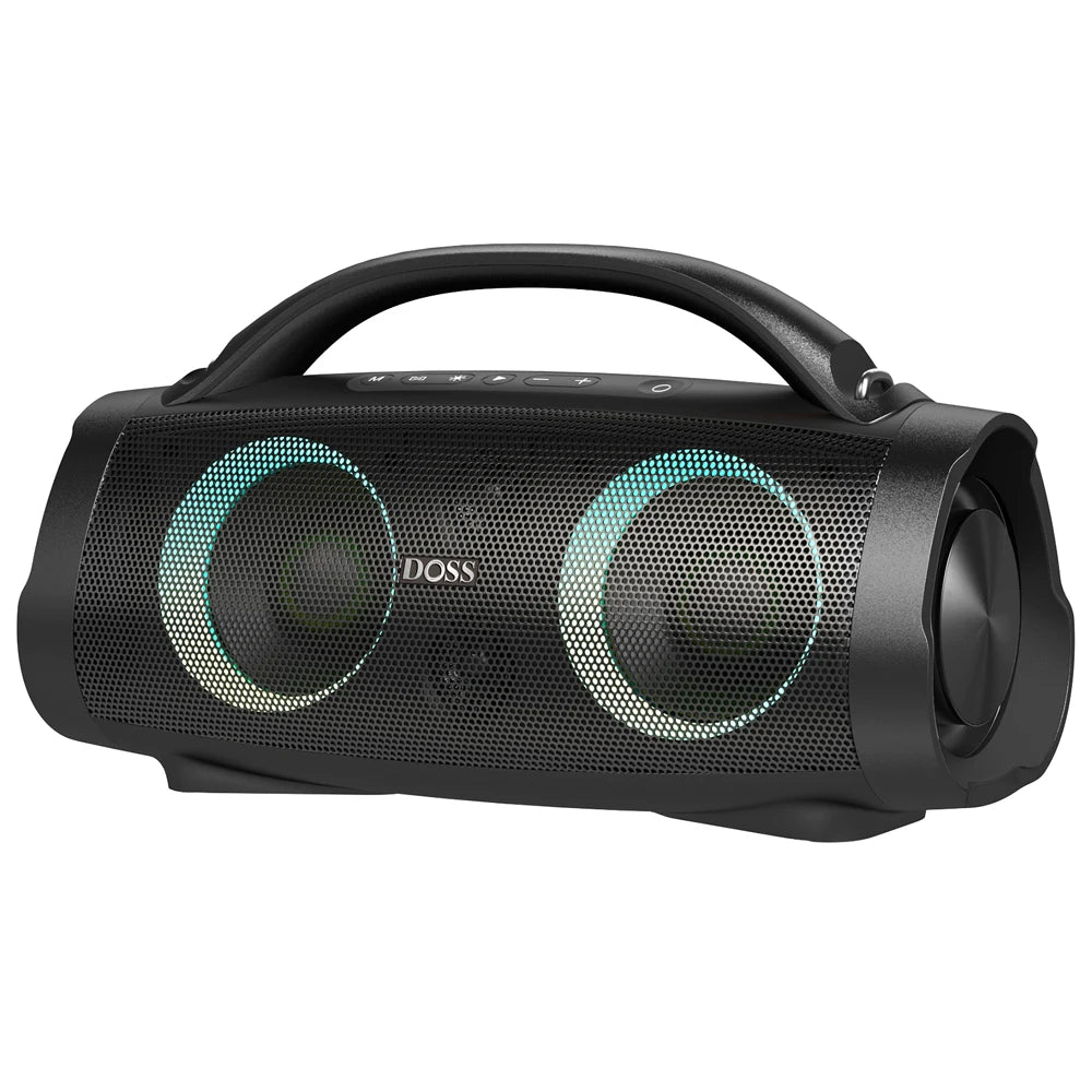 DOSS Portable Bluetooth Speaker Powerful 100W Stereo Sound Bass Subwoofer Sound Box TWS IPX6 Waterproof Outdoor Wireless Speaker