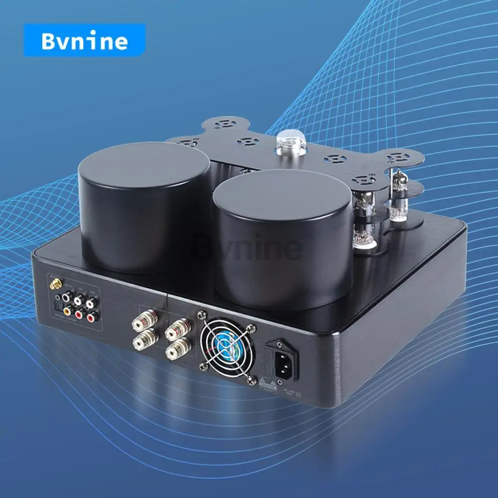 200W+200W High Power Hifi Fever Tube Amplifier Pre-stage Auido Speaker Bluetooth 5.0 Support 4-8Ω speaker Amplifier Home Theater