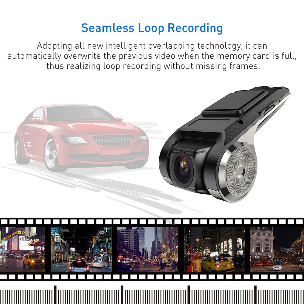 Podofo ADAS Dash Cam Dvr Dash Camera Car DVR HD Dashcam android dvr Car recorder dash cam Night Version HD 720P Auto Recorder