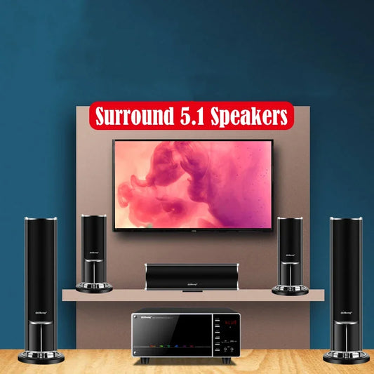 1000W high-power home TV living room KTV Bluetooth speaker surround sound subwoofer theater sound system caixa de som bluetooth