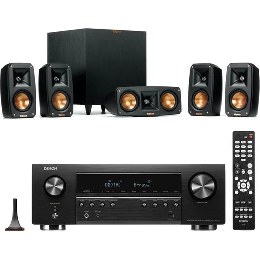 Reference Theater Pack 5.1-Channel Speaker System + AVR-S770H 75W 7.2-Channel 8K Network AV Receiver with HEOS